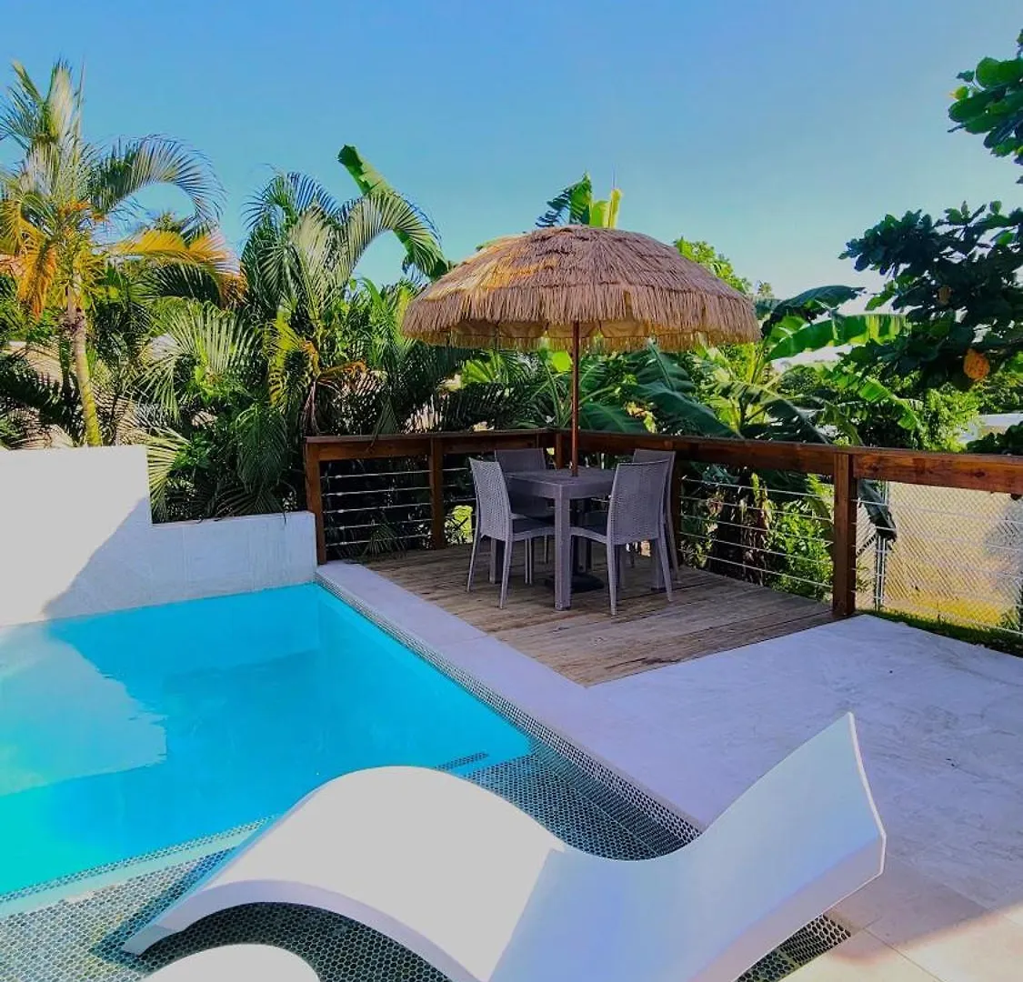 아파트 Casita Almendro-Apartment With Heated Pool 산 헤르만